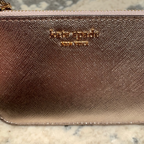 Kate Spade Rose Gold Card Holder - Picture 3 of 3
